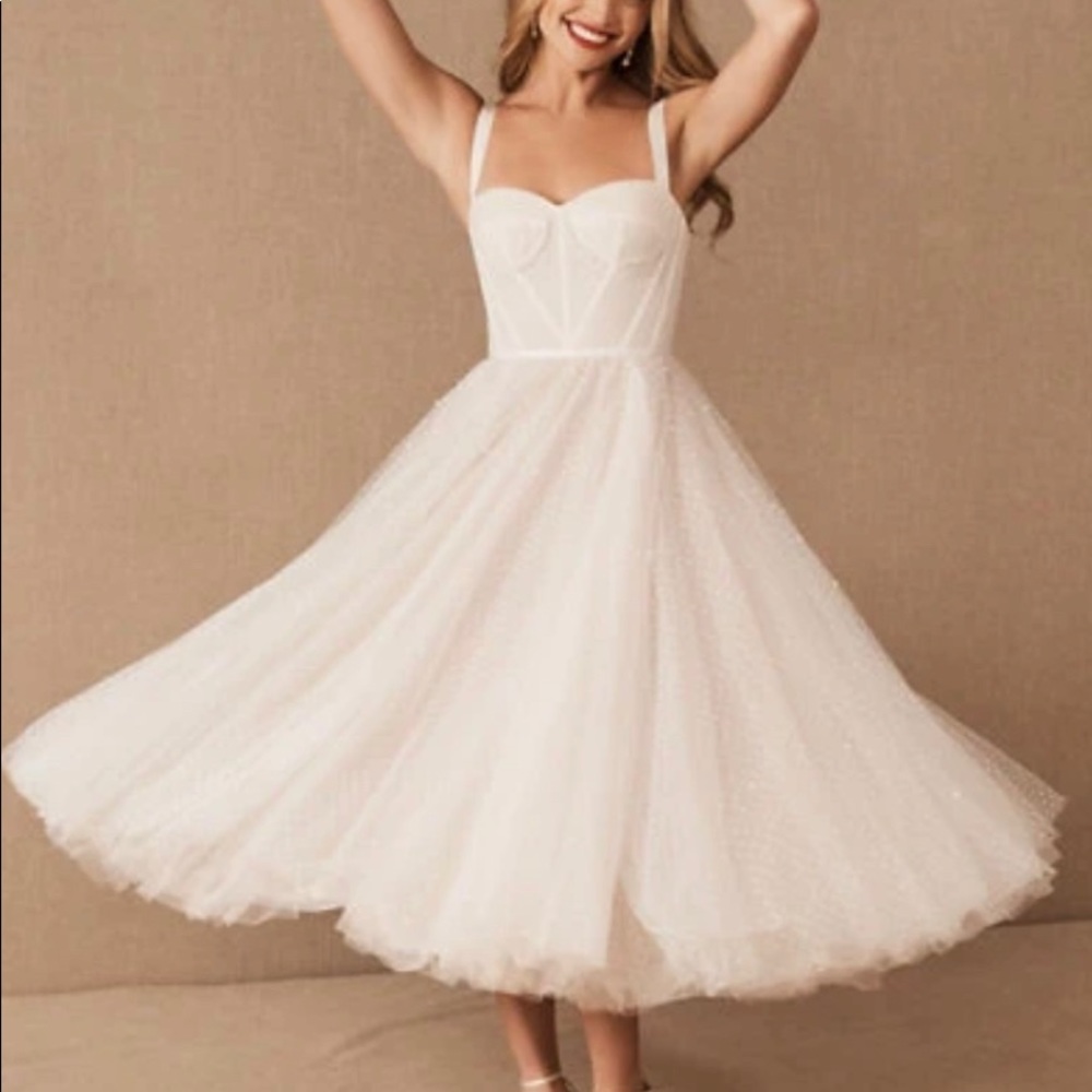 Reposhing BLDN WATTERS Lynette Gown Tea Length